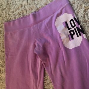 Y2K Pink VS sweatpants